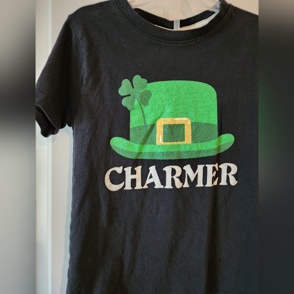 5t Instant Message black and green CHARMER t-shirt St Patricks Day Spring Irish - Picture 7 of 8